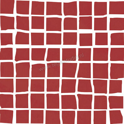 Love Tiles Splash Red 20x20 cm Mozaiek Mat Vlak 663.0109.0241 | 105562