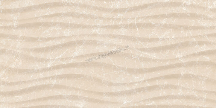 Love Tiles Marble Beige 35x70 cm Decor Curl Mat Gestructureerd 629.0151.0021 | 105736