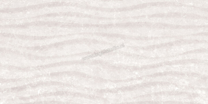 Love Tiles Marble Light Grey 35x70 cm Decor Curl Mat Gestructureerd 629.0151.0471 | 105748