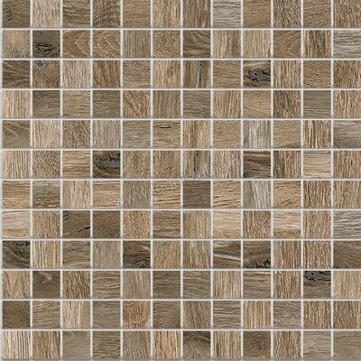 Topcollection Woodtrend Iroko 2.5x2.5 cm Mozaiek Mat Gestructureerd 0089531 | 107608