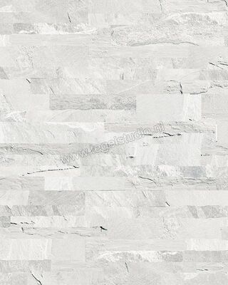 Novabell Brickup Ocean White Mix 16x40 cm Wandtegel Mat Gestructureerd Naturale BKP814 | 116566