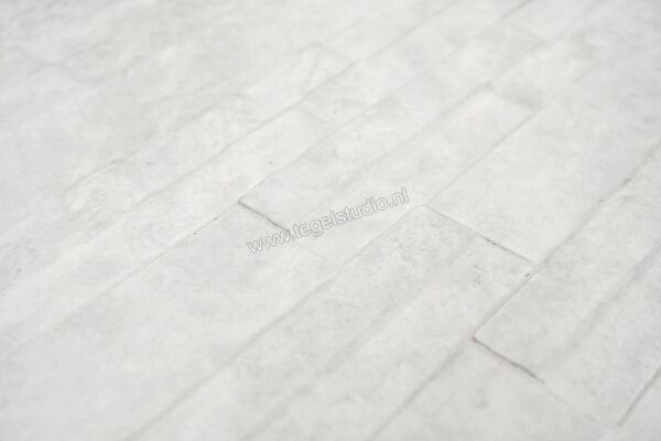 Novabell Brickup Ocean White Mix 16x40 cm Wandtegel Mat Gestructureerd Naturale BKP814 | 116569