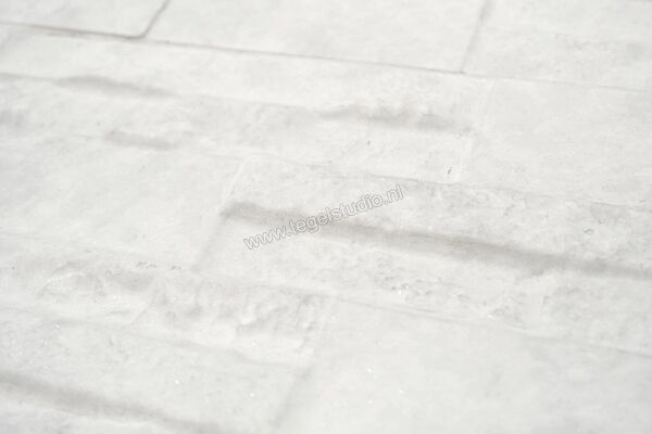 Novabell Brickup Ocean White Mix 16x40 cm Wandtegel Mat Gestructureerd Naturale BKP814 | 116572