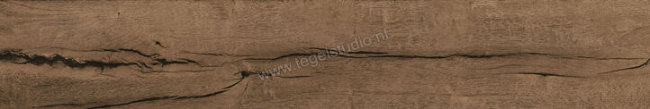 Sant Agostino Timewood Brown 20x120 cm Vloertegel / Wandtegel Mat Gestructureerd Naturale CSATWBRN20 | 117703