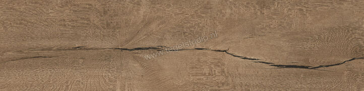Sant Agostino Timewood Brown 30x120 cm Vloertegel / Wandtegel Mat Gestructureerd Naturale CSATWBRN30 | 117724