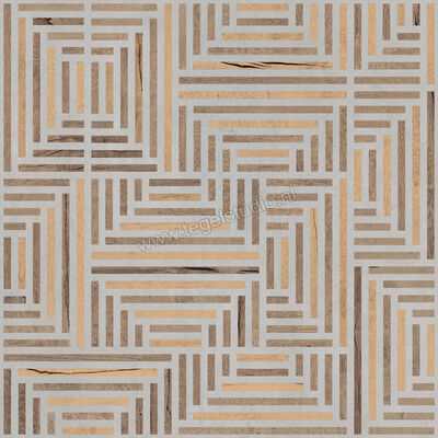 Sant Agostino Form Maze 90x90 cm Wandtegel Maze Mat Vlak Naturale CSAMAZE190 | 118819