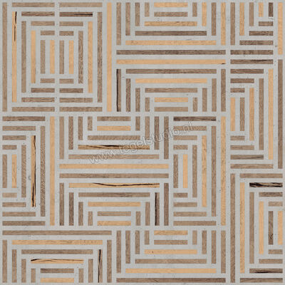 Sant Agostino Form Maze 90x90 cm Wandtegel Maze Mat Vlak Naturale CSAMAZE190 | 118822