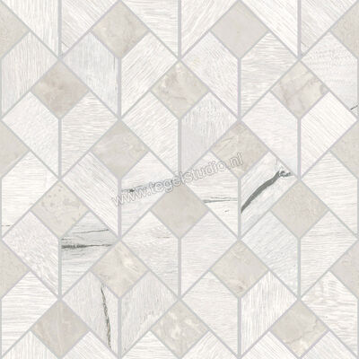Sant Agostino Timewood White 29x29 cm Vloertegel / Wandtegel Mat Gestructureerd Naturale CSAFTWWH28 | 119281