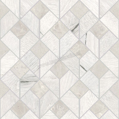 Sant Agostino Timewood White 29x29 cm Vloertegel / Wandtegel Mat Gestructureerd Naturale CSAFTWWH28 | 119284
