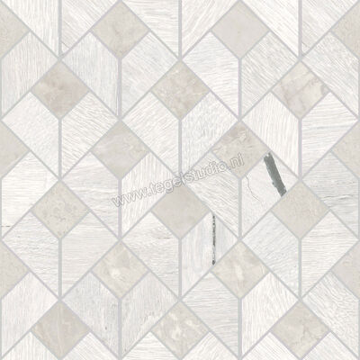 Sant Agostino Timewood White 29x29 cm Vloertegel / Wandtegel Mat Gestructureerd Naturale CSAFTWWH28 | 119287