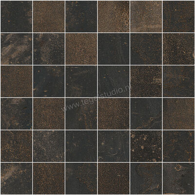 Sant Agostino Oxidart Black 30x30 cm Mozaiek 5X5 Mat Vlak Naturale CSAMOXBL30 | 119860