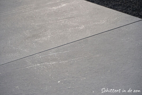 Novabell Aspen Rock Grey 100x100x2 cm Terrastegel Mat Gestructureerd Naturale APN121R | 145164