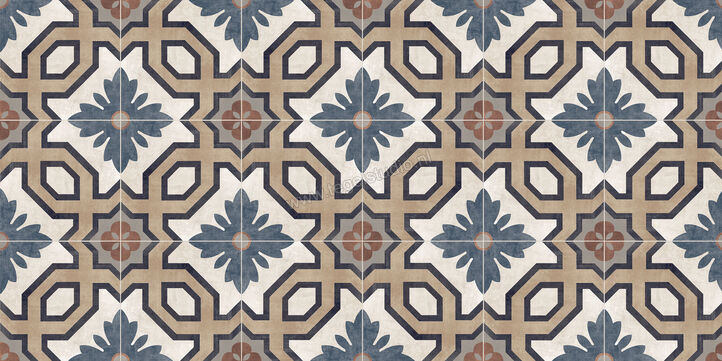  Faetano London Notting Hill 20x20 cm Vloertegel / Wandtegel Decor Mat Vlak 20LD00NHA | 148272