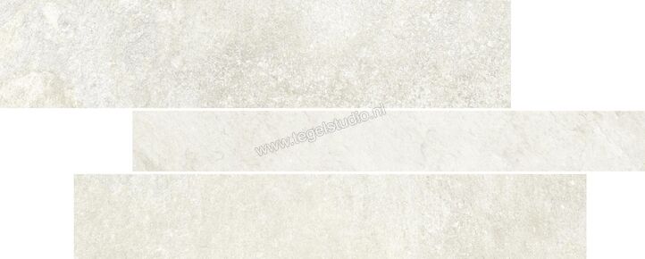 Del Conca Lavaredo Bianco 30x60 cm Muretto Stonemix Mat Gestructureerd G8LA10MUS | 160773