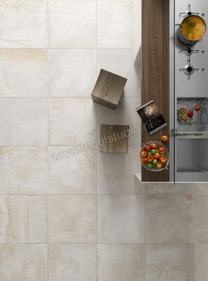  Del Conca Climb Bianco 80x80 cm Vloertegel / Wandtegel Mat Gestructureerd Naturale GTCL10R | 163539