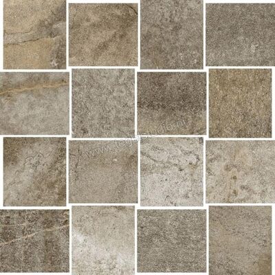  Del Conca Climb Noce 30x30 cm Mozaiek 7,5x7,5 Mat Gestructureerd Naturale G3CL09MO | 163629