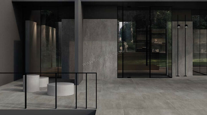 Lea Ceramiche Concreto Medium 90x90x2 cm Terrastegel Mat Vlak Grip LG9C380 | 166908