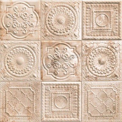 Mainzu Ceramica Rusty Cream 20x20 cm Decor Mat Gestructureerd PT02872 | 175365