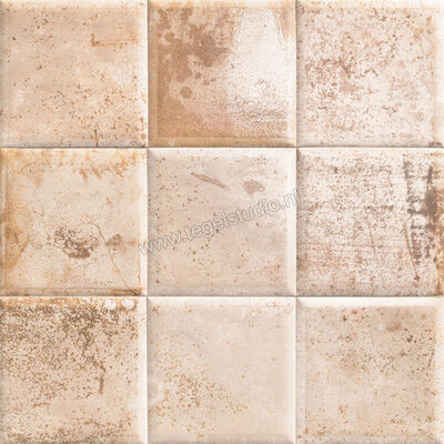 Mainzu Ceramica Tin-Tile Cream 20x20 cm Decor Mat Vlak PT02864 | 175377