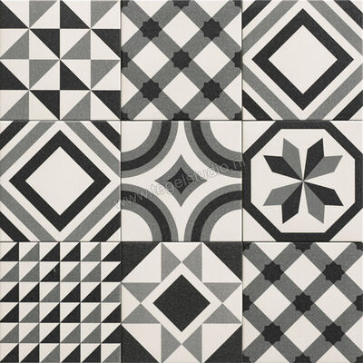 Mainzu Ceramica Trinity Black 20x20 cm Decor Mat Vlak PT02945 | 175410