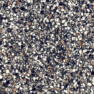  Faetano Frammenti Nero 20x20 cm Decor Mat Vlak 20FR08MI | 179517