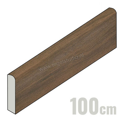 Love Tiles Timber Brown 8x100 cm Plint Mat Gestructureerd Natur 661.0033.005 | 181265