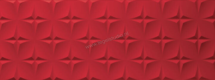 Love Tiles Genesis Red 45x120 cm Wandtegel stellar Mat Naturale B678.0019.024 | 190072