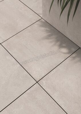 Emilceramica Be Square Concrete 80x80x2 cm Terrastegel Mat Gestructureerd Naturale ECR7 | 192695
