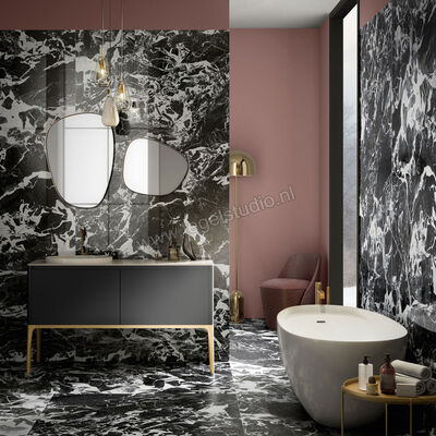  Imola Ceramica The Room Grand Antique D'Aubert 120x278 cm Vloertegel / Wandtegel Dikte: 6,5 mm Glanzend Vlak Lappato GRA AN6 278 LP | 193484