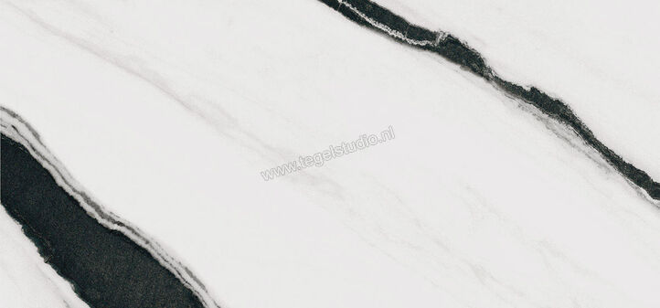  Imola Ceramica The Room Statuario Vena Piccola 120x278 cm Vloertegel / Wandtegel Dikte: 6,5 mm Glanzend Vlak Lappato PAN WH6 278 LP | 194069