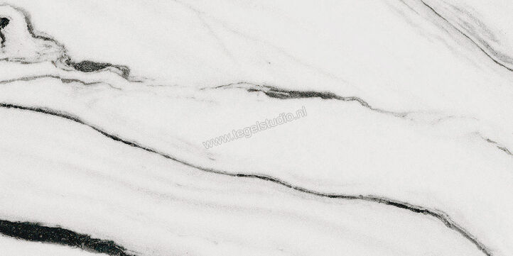 Imola Ceramica The Room panda white PAN WH 60x120 cm Vloertegel / Wandtegel Glanzend Vlak Lappato PAN WH6 12 LP | 194084