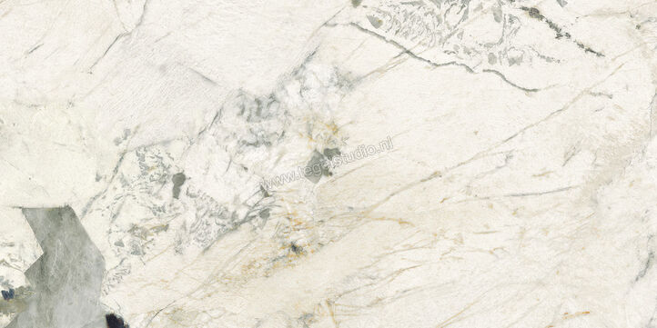 Imola Ceramica The Room quartzite patagonia PAT WH 60x120 cm Vloertegel / Wandtegel Glanzend Vlak Lappato PAT WH6 12 LP | 194174