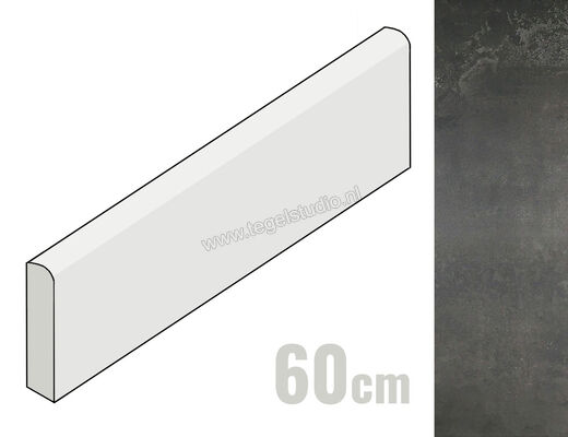 Topcollection Blade Coal 5.4x60 cm Plint Mat Vlak Naturale 0120154 | 199827