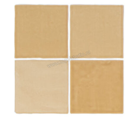 Topcollection Sense Mustard 13x13 cm Decor Mat Vlak SCN1313MU | 200125