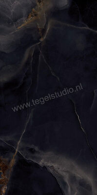 Emilceramica Tele Di Marmo Onyx Onyx Black 60x120 cm Vloertegel / Wandtegel Glanzend Vlak Full Lappato EKTM | 206811