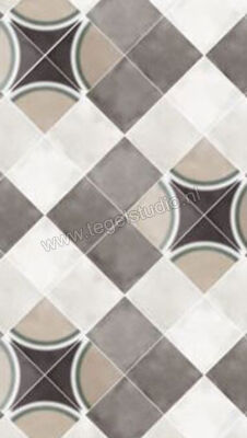 La Fabbrica Small Grey 10x10 cm Wandtegel Glanzend Vlak 180073 | 208326