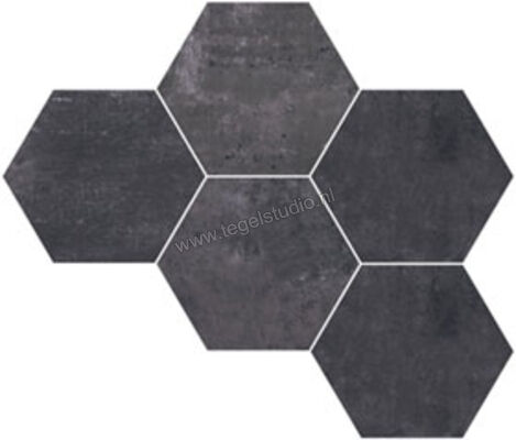  Topcollection Brickx Dark 14x16 cm Vloertegel / Wandtegel Mat Vlak BR1416DA | 208548