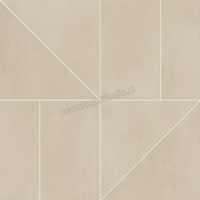 Marca Corona Multiforme Dune Tufo 29.2x29.2 cm Decor Zig Mosaik Mat Vlak J310 | 210354