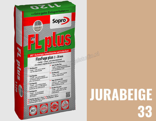 Sopro Bauchemie FL plus Voegmortel Flexvoeg 5 kg Jurabeige-33 6SF5603305 (1130-05) | 214515