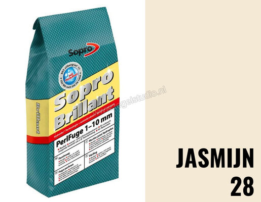 Sopro Bauchemie Briljant Parelvoeg Voegmortel 1-10 5 kg Jasmijn-28 6SE5602805 (831-05) | 215178