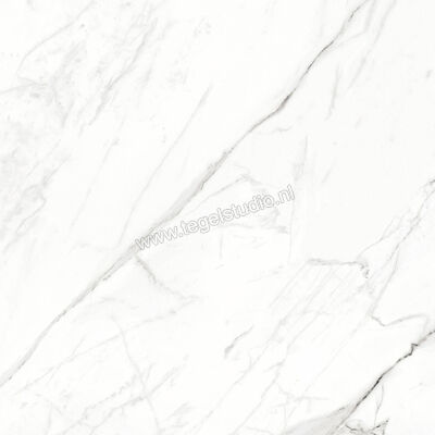 Enmon Calacata Weiß 100x100 cm Vloertegel / Wandtegel Mat AC90001 | 215205