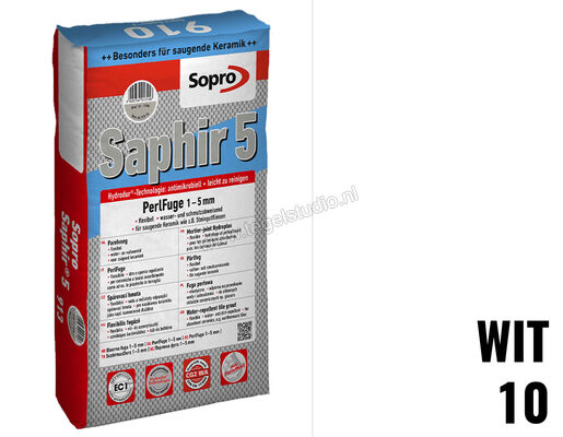 Sopro Bauchemie Parelvoeg WD Voegmortel 1-5 15 kg Wit-10 6SU5601015 (910-15) | 215271