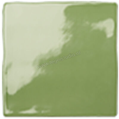 Topcollection Harmony Olive Glossy 15x15 cm Decor Glanzend Vlak HA150150OLGL | 215310