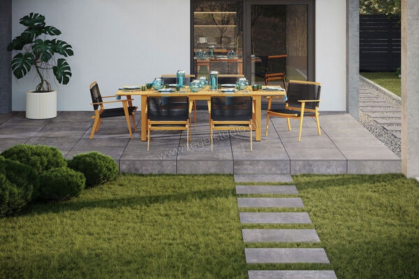  Topcollection Warehouse Outdoor Graphite 80x80x2 cm Terrastegel Mat Gestructureerd Naturale 0012109 | 216045