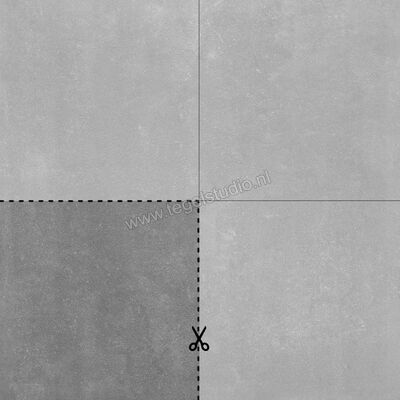  Topcollection Warehouse Outdoor Graphite 40x40x2 cm Terrastegel Kleur Sample Mat Gestructureerd Naturale 0012109 SM | 216066