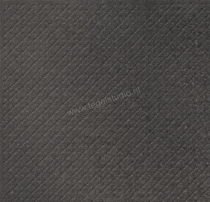 Ergon Ceramiche Tr3nd Black 30x30 cm Special Decori Needle Mat Vlak Naturale EAV4 | 218555