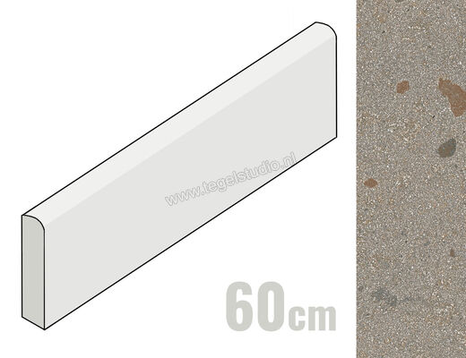  Villeroy & Boch Code 2 Porfid 5x60 cm Plint Mat Gestructureerd VilbostonePlus 2875 SN70 0 | 219771