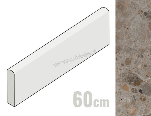  Villeroy & Boch Code 2 Ceppo Dark 5x60 cm Plint Mat Gestructureerd VilbostonePlus 2875 SN72 0 | 219777