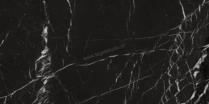 Marazzi Allmarble Elegant Black Lux 75x150 cm Vloertegel / Wandtegel Glanzend Vlak Lux M393 | 220821