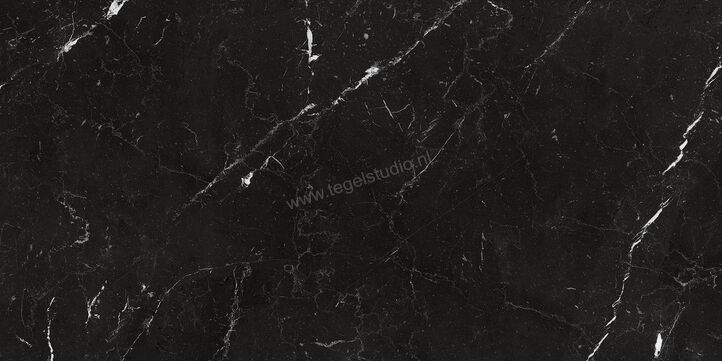 Marazzi Allmarble Elegant Black Lux 75x150 cm Vloertegel / Wandtegel Glanzend Vlak Lux M393 | 220836